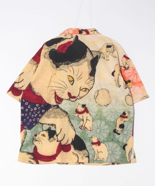 カヤ（カヤ）の「【カヤ】着る、NIPPON ART 倭の絵シャツL（シャツ/ブラウス・メンズ・ブラック/ライトブルー/ブルー/ベージュ/ダークグレー/ネイビー/オレンジ/ブラウン/ダークネイビー/グリーン/ピンク/レッド・L）」の15枚目の写真