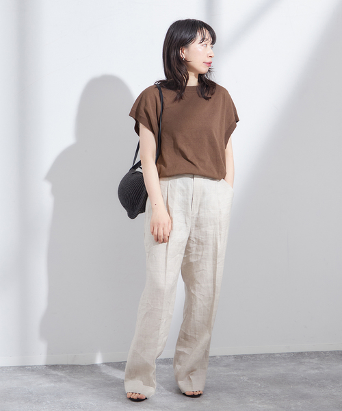 journal standard L'essage（ジャーナルスタンダードレサージュ）の「ニットワイドプルオーバー（ニット/セーター・レディース・ブラウン/ベージュ/ブラック・FREE）」の11枚目の写真