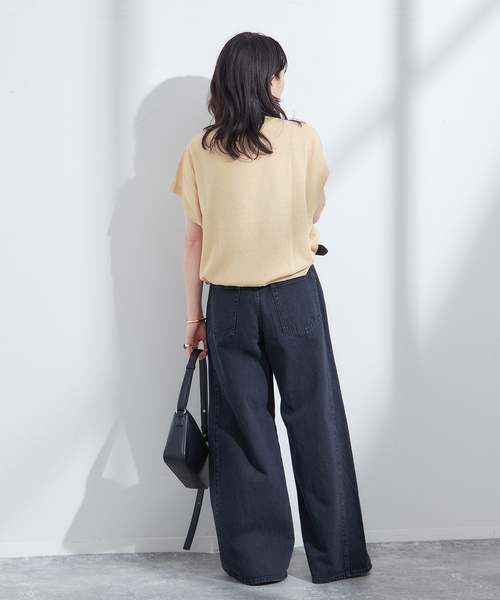 journal standard L'essage（ジャーナルスタンダードレサージュ）の「ニットワイドプルオーバー（ニット/セーター・レディース・ブラウン/ベージュ/ブラック・FREE）」の17枚目の写真