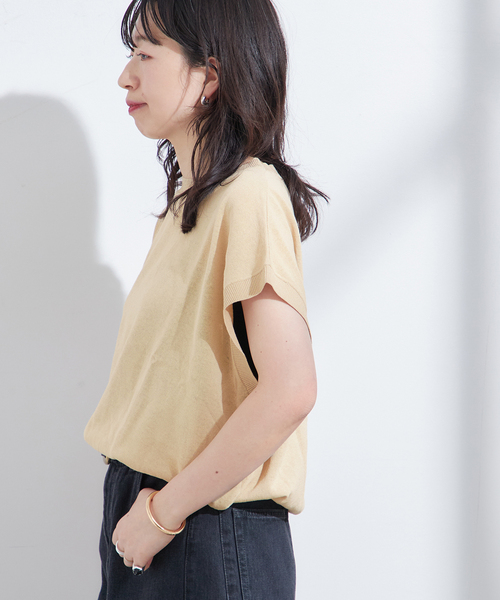 journal standard L'essage（ジャーナルスタンダードレサージュ）の「ニットワイドプルオーバー（ニット/セーター・レディース・ブラウン/ベージュ/ブラック・FREE）」の18枚目の写真