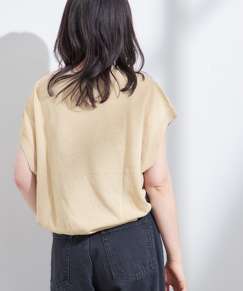 journal standard L'essage（ジャーナルスタンダードレサージュ）の「ニットワイドプルオーバー（ニット/セーター・レディース・ブラウン/ベージュ/ブラック・FREE）」の19枚目の写真