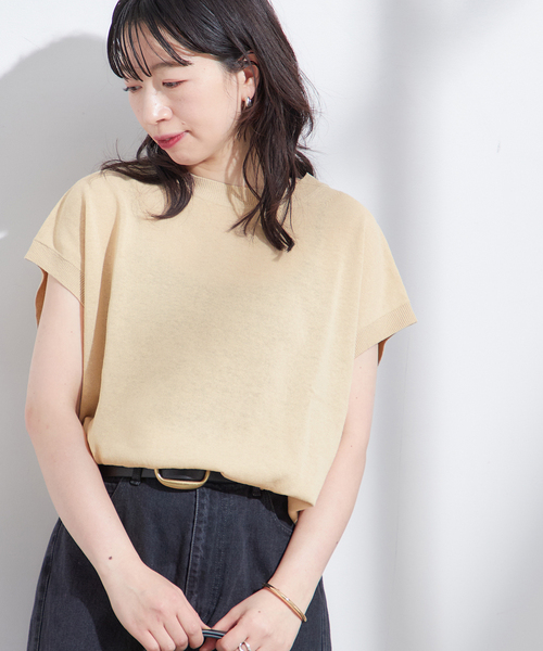 journal standard L'essage（ジャーナルスタンダードレサージュ）の「ニットワイドプルオーバー（ニット/セーター・レディース・ブラウン/ベージュ/ブラック・FREE）」の20枚目の写真