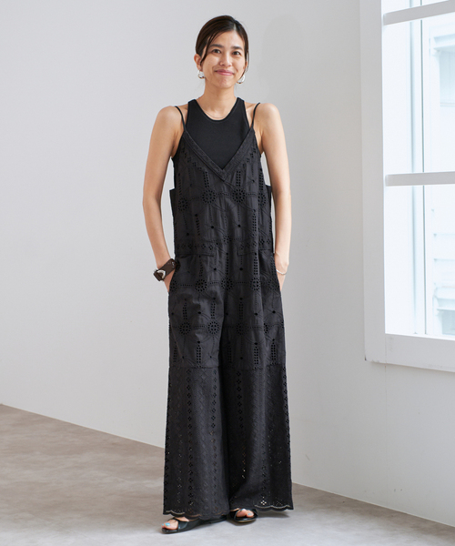 WEB限定/追加4》レースオールインワン（つなぎ/オールインワン