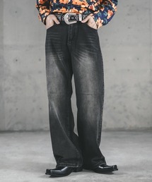 Vintage Wash Straight Denim Pants / ビンテージウォッシュストレートデニムパンツ