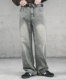 Vintage Wash Straight Denim Pants / ビンテージウォッシュストレートデニムパンツ