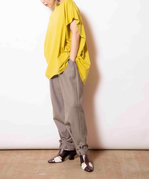 OSMOSIS（オズモーシス）の「ボタンアレンジパンツ（その他パンツ・レディース・グレー/ベージュ/ブラック・ONE SIZE）」の21枚目の写真