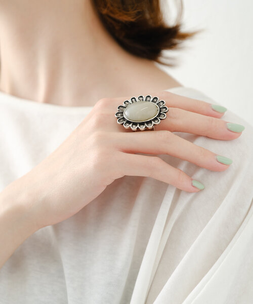 CIAOPANIC TYPY（チャオパニックティピー）の「【yuccA】フラワーリング（リング・レディース・オレンジ/グレー・ONE SIZE）」の21枚目の写真