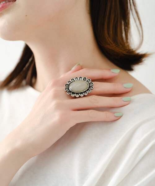 CIAOPANIC TYPY（チャオパニックティピー）の「【yuccA】フラワーリング（リング・レディース・オレンジ/グレー・ONE SIZE）」の22枚目の写真