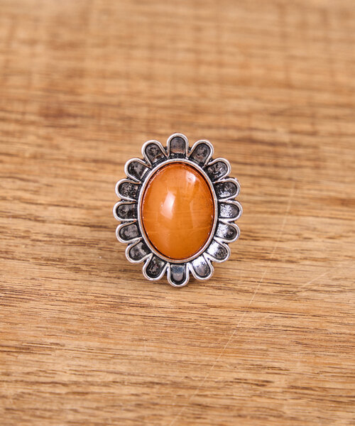 CIAOPANIC TYPY（チャオパニックティピー）の「【yuccA】フラワーリング（リング・レディース・オレンジ/グレー・ONE SIZE）」の15枚目の写真