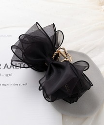 MAISON BREEZE（メゾンブリーズ）の「【MAISON BREEZE】シアービッグリボンヘアクリップ OSWY（バレッタ/ヘアクリップ）」