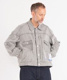 【MIHARAYASUHIRO/ミハラヤスヒロ】SELVAGE DENIM JACKET (BLEACHED)