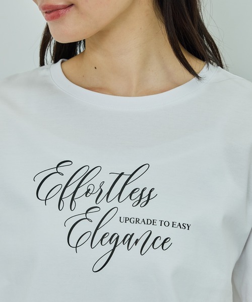 ROPE'（ロペ）の「プリントＴシャツ/イージーケア（Tシャツ/カットソー・レディース・ホワイト/ホワイト系その他/ホワイト系その他2・FREE）」の12枚目の写真