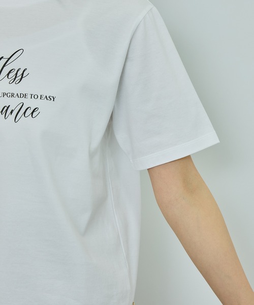 ROPE'（ロペ）の「プリントＴシャツ/イージーケア（Tシャツ/カットソー・レディース・ホワイト/ホワイト系その他/ホワイト系その他2・FREE）」の11枚目の写真