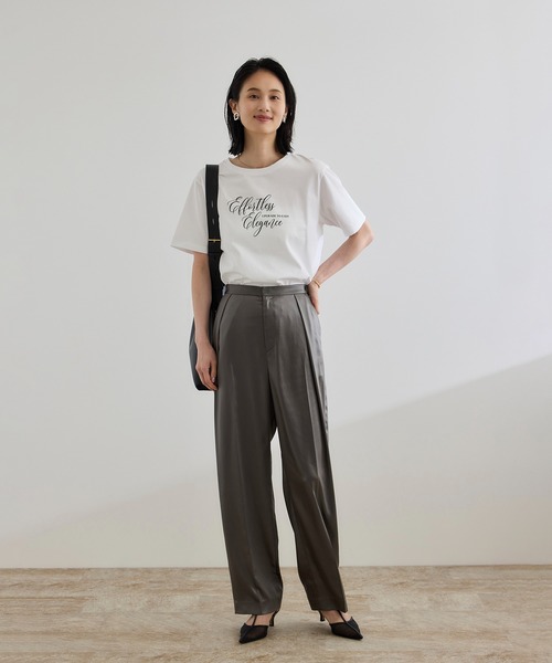 プリントTシャツ/イージーケア（Tシャツ/カットソー）｜ROPE'（ロペ