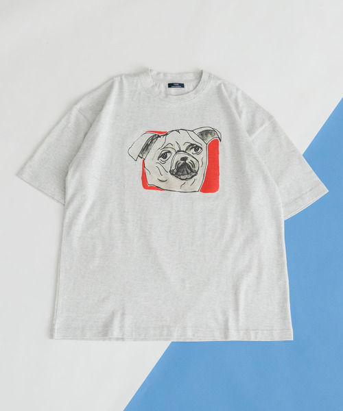 【DAN BULL】Top Dog NO LOVE LOST セール】BEN LENOVITZ Dog Print T-shirts（Tシャツ/カットソー
