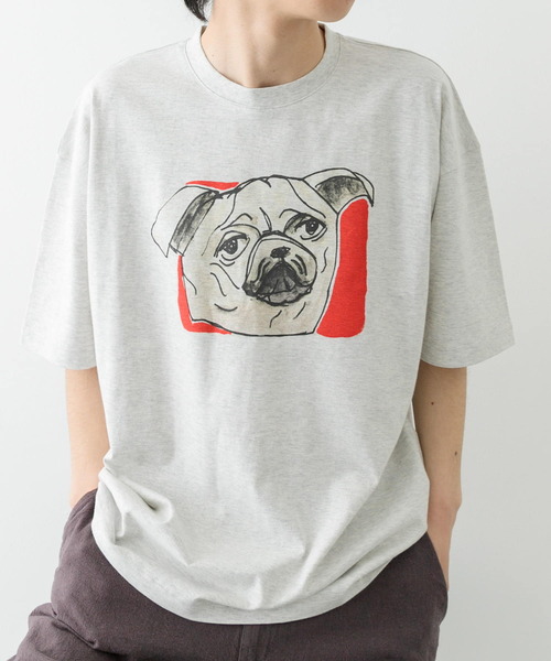 カットソー BEN LENOVITZ Dog Print T-shirts セール】BEN LENOVITZ Dog Print T-shirts（Tシャツ/カットソー