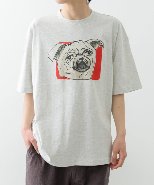 ITEMS URBANRESEARCH(アイテムズ アーバンリサーチ)の「BEN LENOVITZ Dog Print T-shirts(Tシャツ/カットソー・メンズ・その他2/その他1/その他4/その他3・LARGE/MEDIUM)」の6枚目の写真