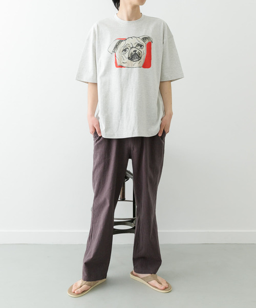 ITEMS URBANRESEARCH(アイテムズ アーバンリサーチ)の「BEN LENOVITZ Dog Print T-shirts(Tシャツ/カットソー・メンズ・その他2/その他1/その他4/その他3・LARGE/MEDIUM)」の8枚目の写真