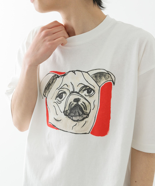 セール】BEN LENOVITZ Dog Print T-shirts（Tシャツ/カットソー