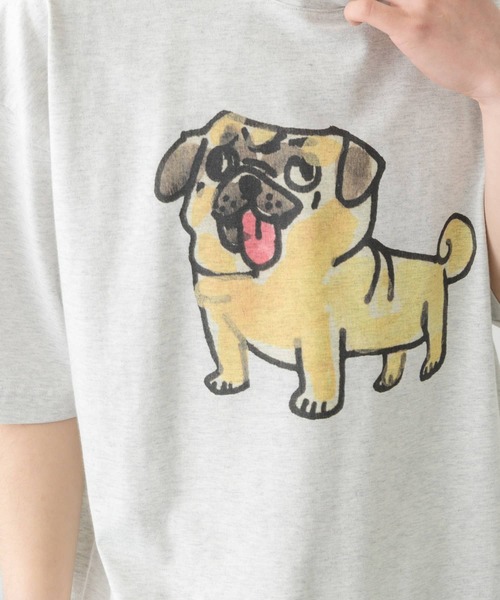 ITEMS URBANRESEARCH(アイテムズ アーバンリサーチ)の「BEN LENOVITZ Dog Print T-shirts(Tシャツ/カットソー・メンズ・その他2/その他1/その他4/その他3・LARGE/MEDIUM)」の15枚目の写真