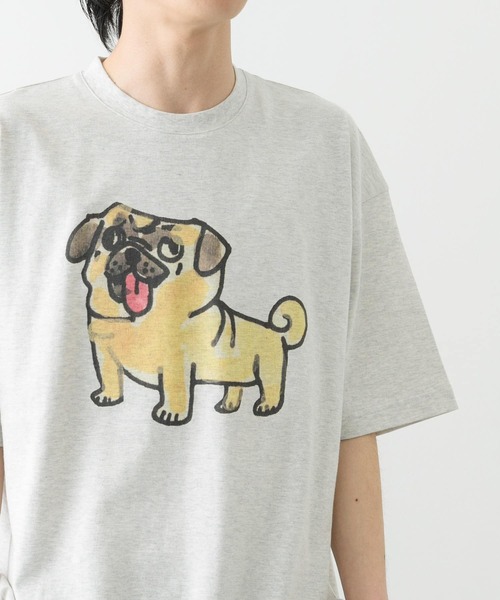 ITEMS URBANRESEARCH(アイテムズ アーバンリサーチ)の「BEN LENOVITZ Dog Print T-shirts(Tシャツ/カットソー・メンズ・その他2/その他1/その他4/その他3・LARGE/MEDIUM)」の16枚目の写真