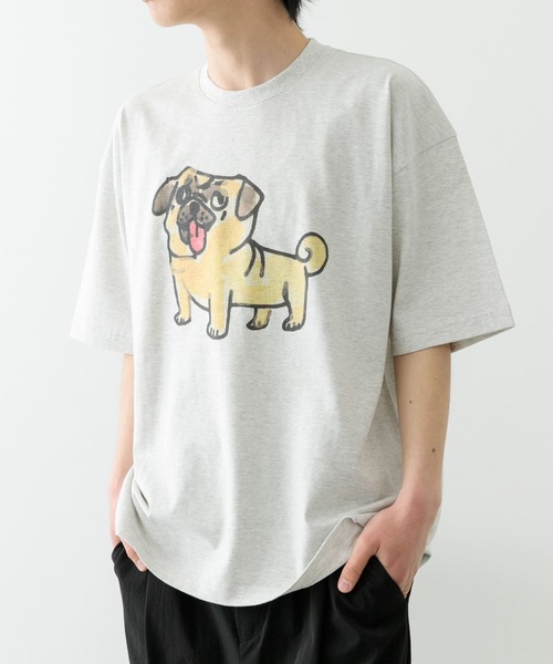 カットソー BEN LENOVITZ Dog Print T-shirts セール】BEN LENOVITZ Dog Print T-shirts（Tシャツ/カットソー