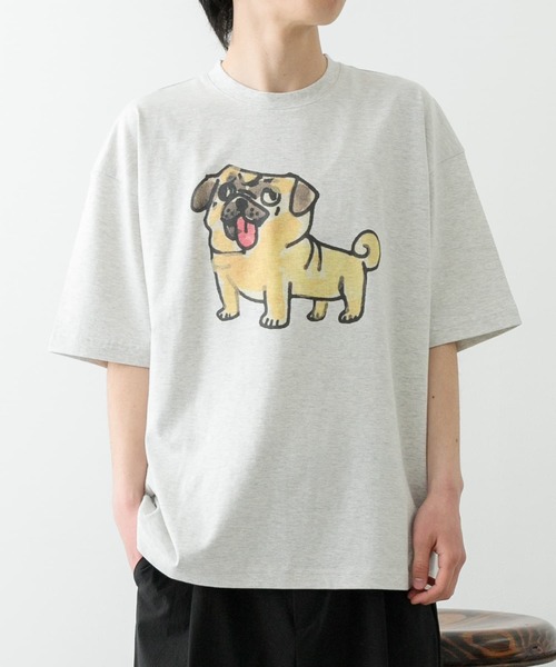 ITEMS URBANRESEARCH(アイテムズ アーバンリサーチ)の「BEN LENOVITZ Dog Print T-shirts(Tシャツ/カットソー・メンズ・その他2/その他1/その他4/その他3・LARGE/MEDIUM)」の18枚目の写真