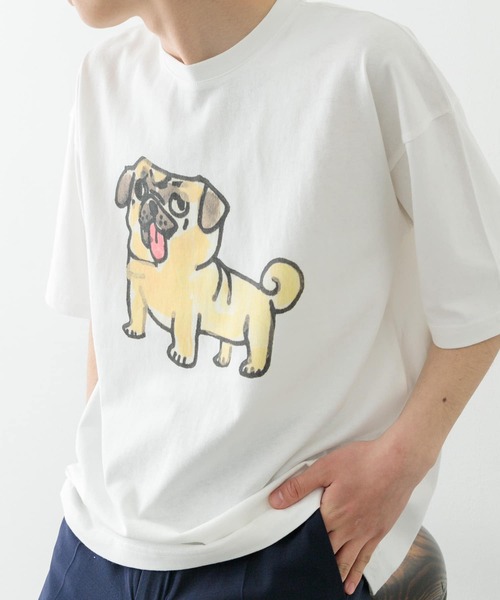 ITEMS URBANRESEARCH(アイテムズ アーバンリサーチ)の「BEN LENOVITZ Dog Print T-shirts(Tシャツ/カットソー・メンズ・その他2/その他1/その他4/その他3・LARGE/MEDIUM)」の22枚目の写真