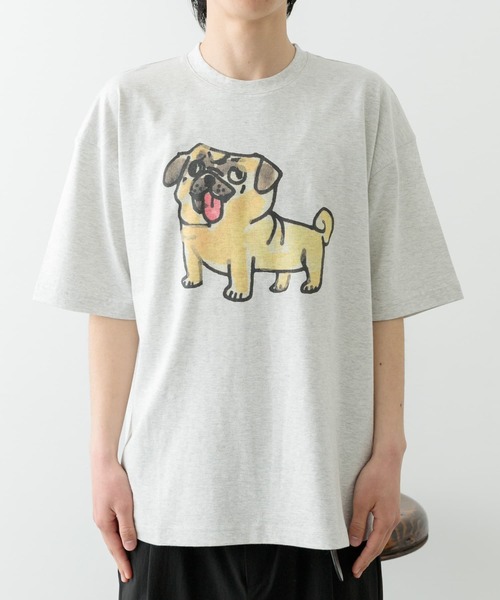 カットソー BEN LENOVITZ Dog Print T-shirts セール】BEN LENOVITZ Dog Print T-shirts（Tシャツ/カットソー