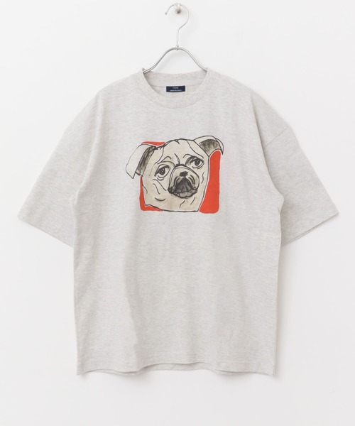 カットソー BEN LENOVITZ Dog Print T-shirts セール】BEN LENOVITZ Dog Print T-shirts（Tシャツ/カットソー