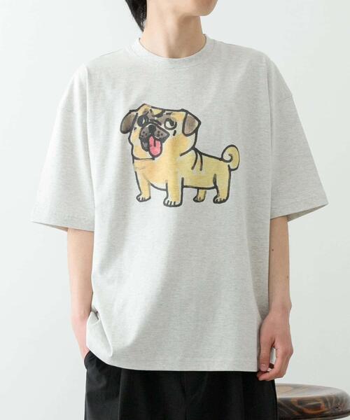 ITEMS URBANRESEARCH（アイテムズ アーバンリサーチ）の「BEN LENOVITZ Dog Print T-shirts（Tシャツ/カットソー・メンズ・その他2/その他1/その他4/その他3・LARGE/MEDIUM）」の5枚目の写真