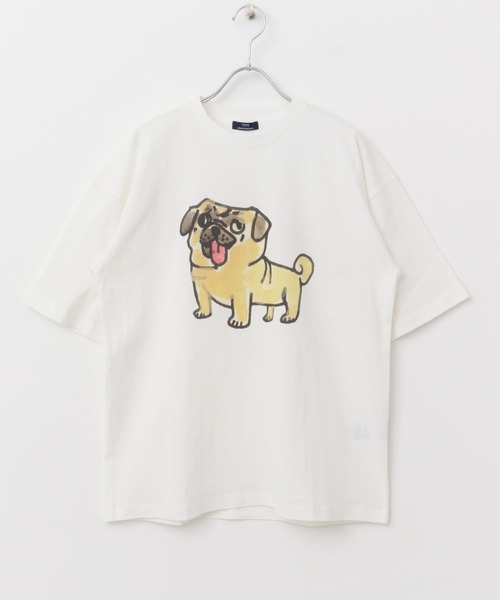 カットソー BEN LENOVITZ Dog Print T-shirts セール】BEN LENOVITZ Dog Print T-shirts（Tシャツ/カットソー
