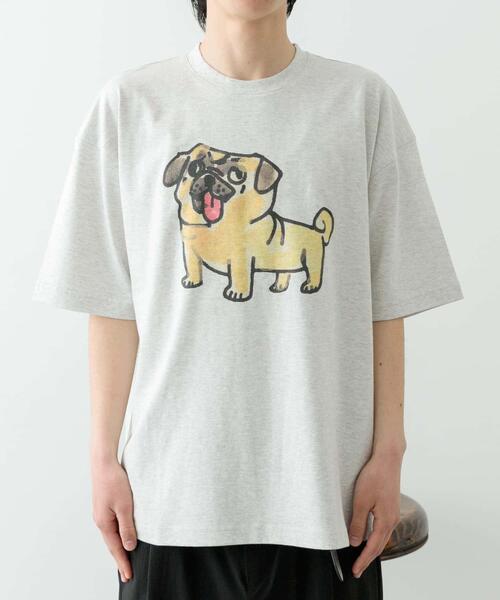 ITEMS URBANRESEARCH（アイテムズ アーバンリサーチ）の「BEN LENOVITZ Dog Print T-shirts（Tシャツ/カットソー・メンズ・その他2/その他1/その他4/その他3・LARGE/MEDIUM）」の8枚目の写真