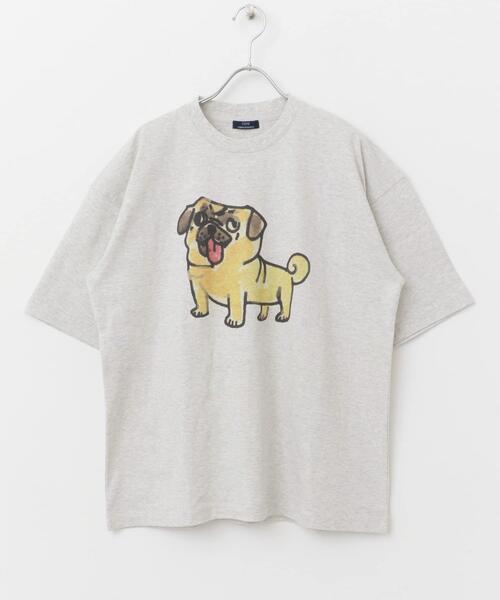 ITEMS URBANRESEARCH（アイテムズ アーバンリサーチ）の「BEN LENOVITZ Dog Print T-shirts（Tシャツ/カットソー・メンズ・その他2/その他1/その他4/その他3・LARGE/MEDIUM）」の11枚目の写真