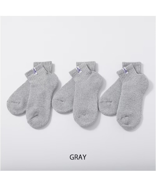 fridge(フリッジ)の「【Miller】ミラー Pile Short Sox(ソックス/靴下・メンズ・ブラック/ホワイト/グレー/その他・ONE SIZE)」の3枚目の写真