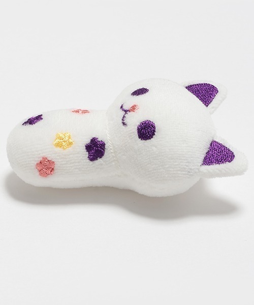 BOX付】ネコガラガラ付きスタイ（その他ベビー用品）｜ANNA SUI