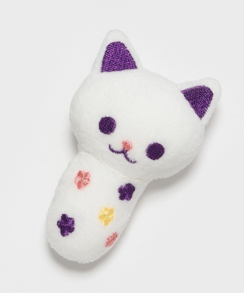 ネコガラガラつきスタイ（その他ベビー用品）｜ANNA SUI mini