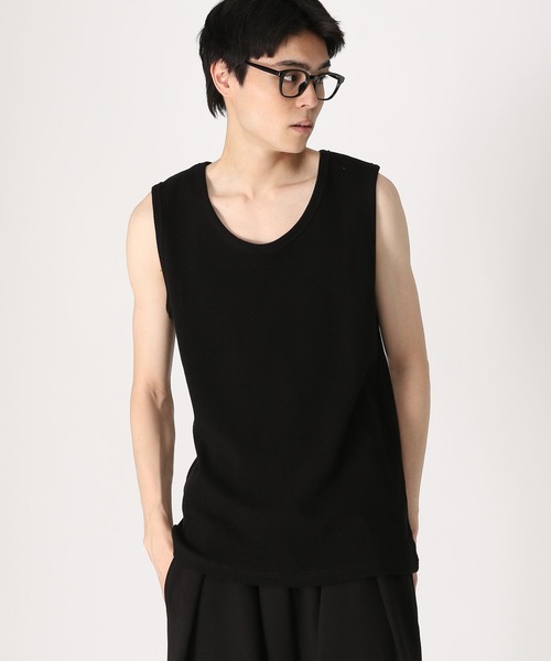 LAND MUSEUM（ランドミュージアム）の「3.3 Field Trip／ノースリーブ（Tシャツ/カットソー・メンズ・ホワイト/ブラック・FREE）」の6枚目の写真