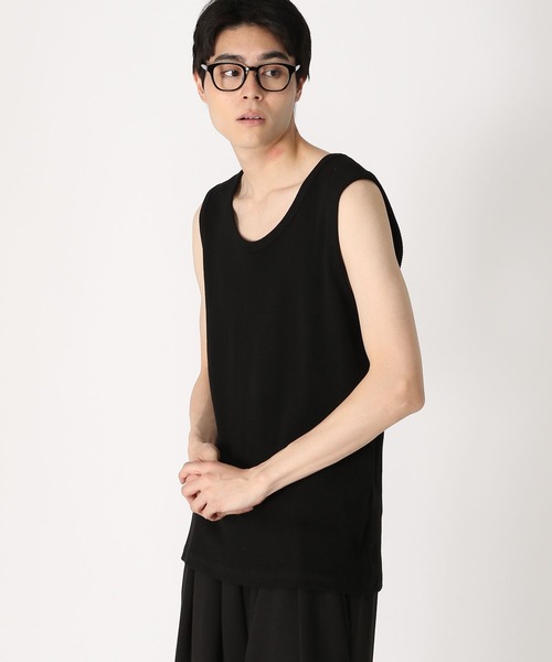 LAND MUSEUM（ランドミュージアム）の「3.3 Field Trip／ノースリーブ（Tシャツ/カットソー・メンズ・ホワイト/ブラック・FREE）」の7枚目の写真