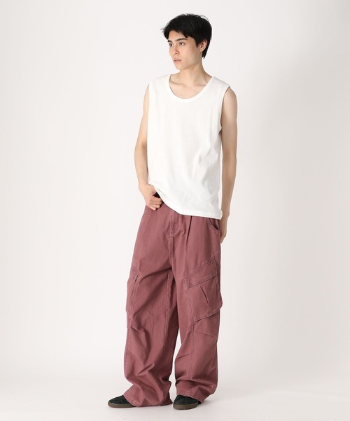 LAND MUSEUM（ランドミュージアム）の「3.3 Field Trip／ノースリーブ（Tシャツ/カットソー・メンズ・ホワイト/ブラック・FREE）」の10枚目の写真