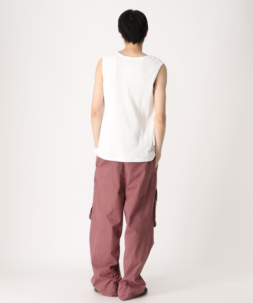 LAND MUSEUM（ランドミュージアム）の「3.3 Field Trip／ノースリーブ（Tシャツ/カットソー・メンズ・ホワイト/ブラック・FREE）」の11枚目の写真