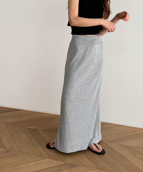 CANAL JEAN(キャナルジーン)の「El mar レーヨン天竺ロングスカート(スカート・レディース・グレー/ブラック・ONE SIZE)」の13枚目の写真