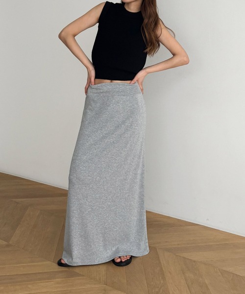CANAL JEAN(キャナルジーン)の「El mar レーヨン天竺ロングスカート(スカート・レディース・グレー/ブラック・ONE SIZE)」の11枚目の写真