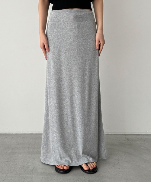 CANAL JEAN(キャナルジーン)の「El mar レーヨン天竺ロングスカート(スカート・レディース・グレー/ブラック・ONE SIZE)」の8枚目の写真