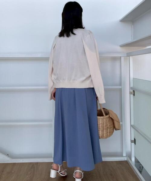 couture brooch（クチュールブローチ）の「【細見え・キレイめ】サッカータックワンピース（ワンピース・レディース・ブラウン系その他/ブルー/ブラック・40/38/42/36）」の19枚目の写真