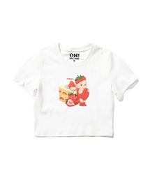 オーパレス【OH!PALACE】- キューピーTシャツ【ICHIGO 02 CROPPED TEE】