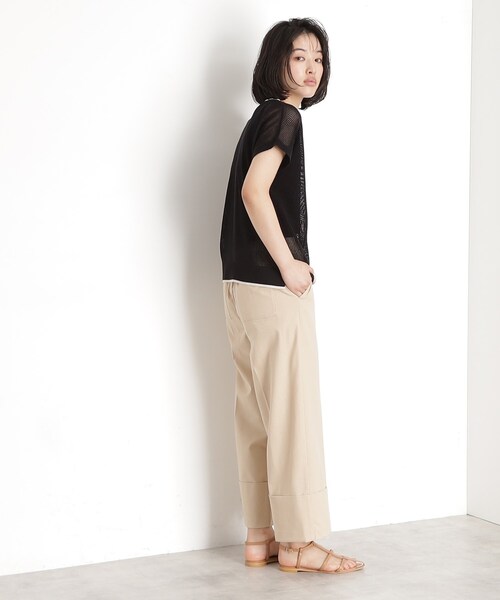 THE SHOP TK (ザ ショップ ティーケー )の「フレンチスリーブメッシュニットタンクセット【洗える】(その他トップス・レディース・ブラック/アイボリー/ライトブルー/ブラウン系その他・13/12)」の12枚目の写真