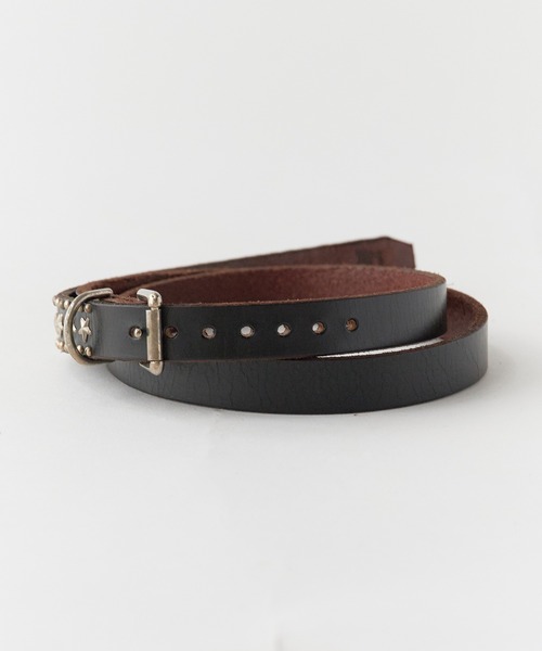 ぶら　　　　　　　　　　　　　　　　　　　　【美品】HTC エイチティシー HTC(エイチティーシー) All Black Studs Belt Narrow