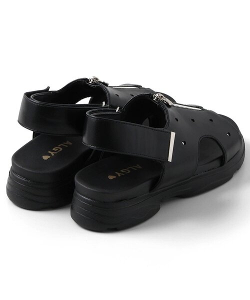 algy（アルジー）の「ハートチャーム飾りジップサンダル（サンダル・キッズ・シルバー/オフホワイト/ブラック・21/23/24/22/20）」の15枚目の写真