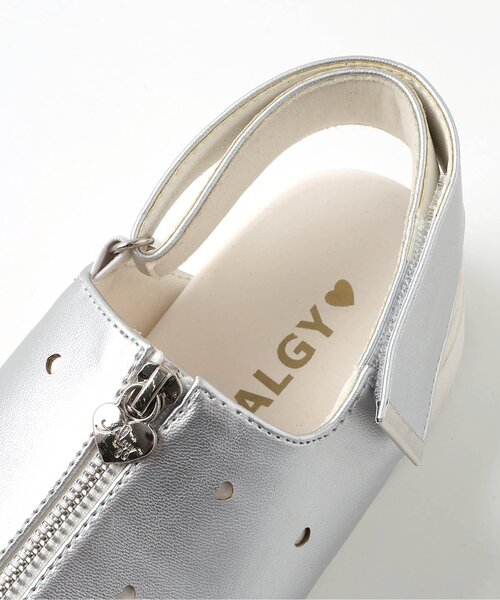 algy（アルジー）の「ハートチャーム飾りジップサンダル（サンダル・キッズ・シルバー/オフホワイト/ブラック・21/23/24/22/20）」の18枚目の写真
